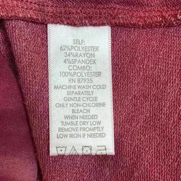 LoGo by Lori Goldstein Loungewear Peplum Sweatshir - Picture 6 of 7